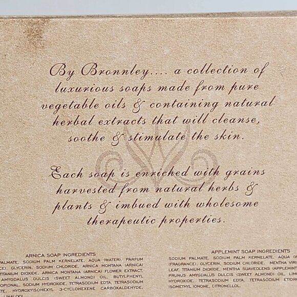 Bronnley Herbarium Guest Soaps 50g BNIP Sealed - Picture 9 of 11